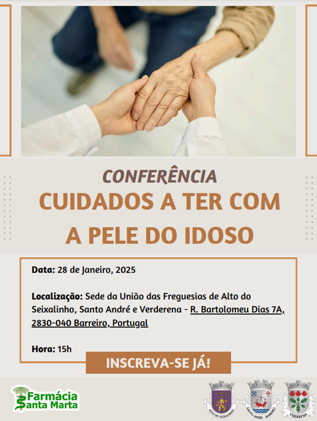 Conferência "Como cuidar da pele dos Idosos"